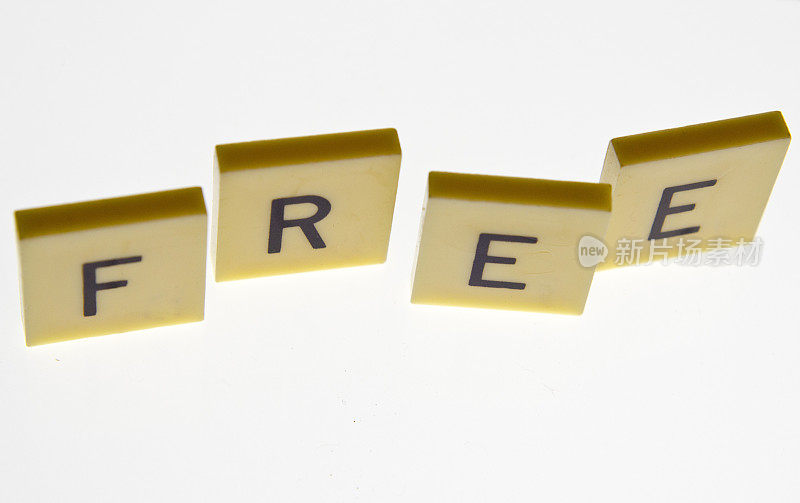 Word FREE是用字母拼出来的